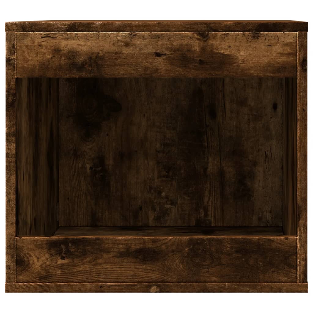 Füstös tölgy színű szerelt fa macskaalomdoboz 47 x 59 x 42 cm - Image 4