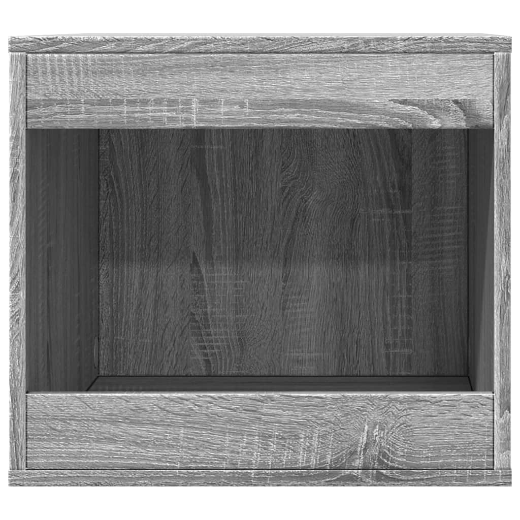 Szürke sonoma színű szerelt fa macskaalomdoboz 47 x 59 x 42 cm - Image 4
