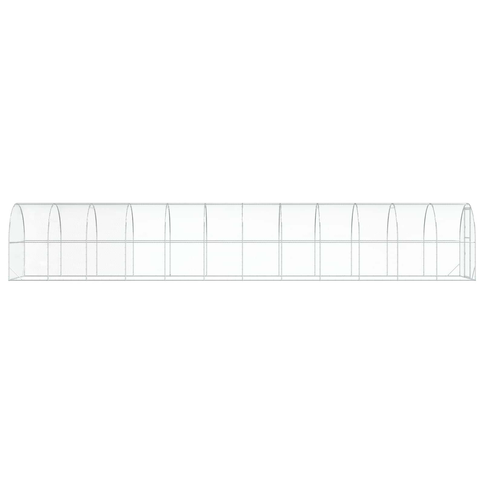 Tyúkház Ezüst 1200 x 200 x 200 cm Horganyzott Acél - Image 5