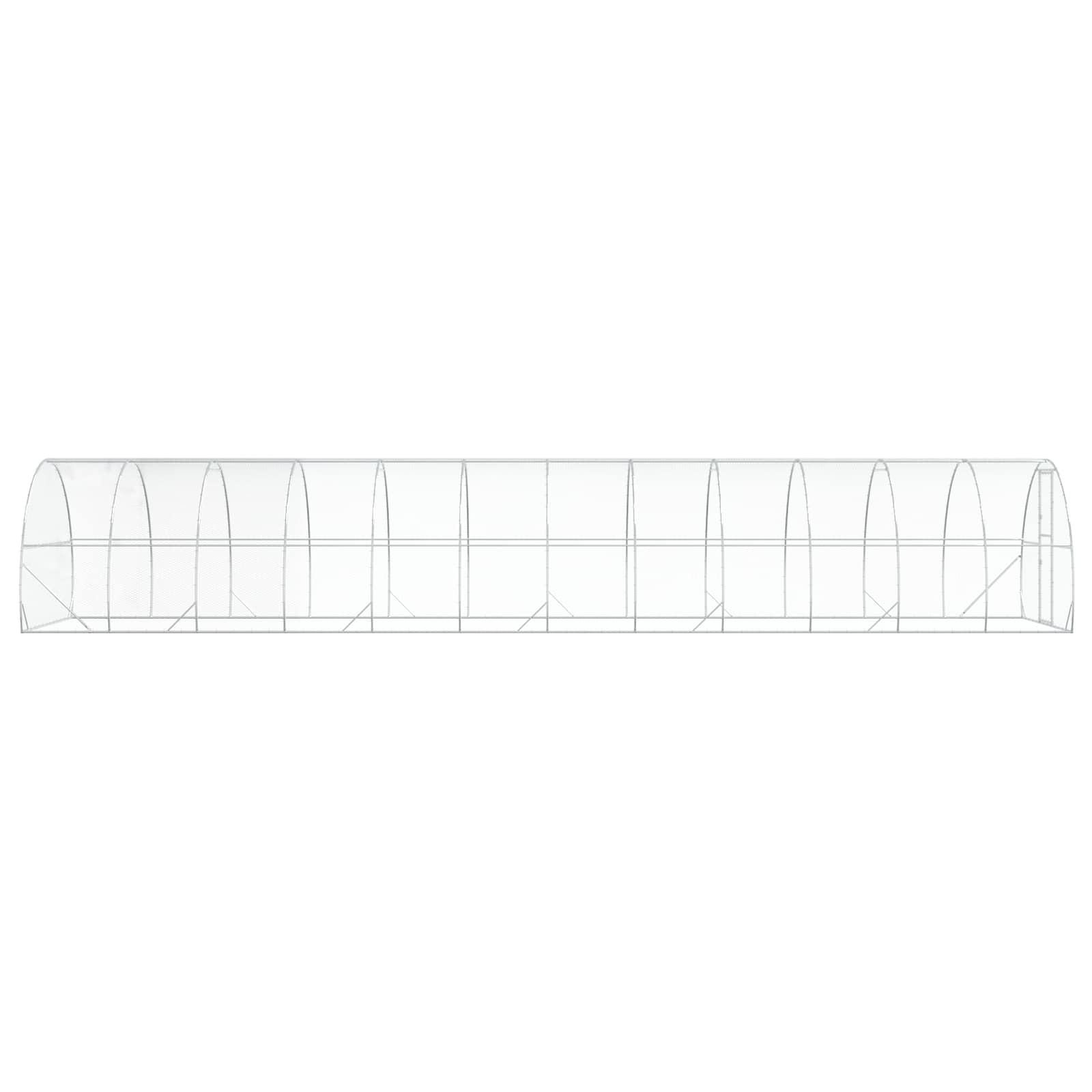 Tyúkház Ezüst 1200 x 300 x 200 cm Horganyzott Acél - Image 5