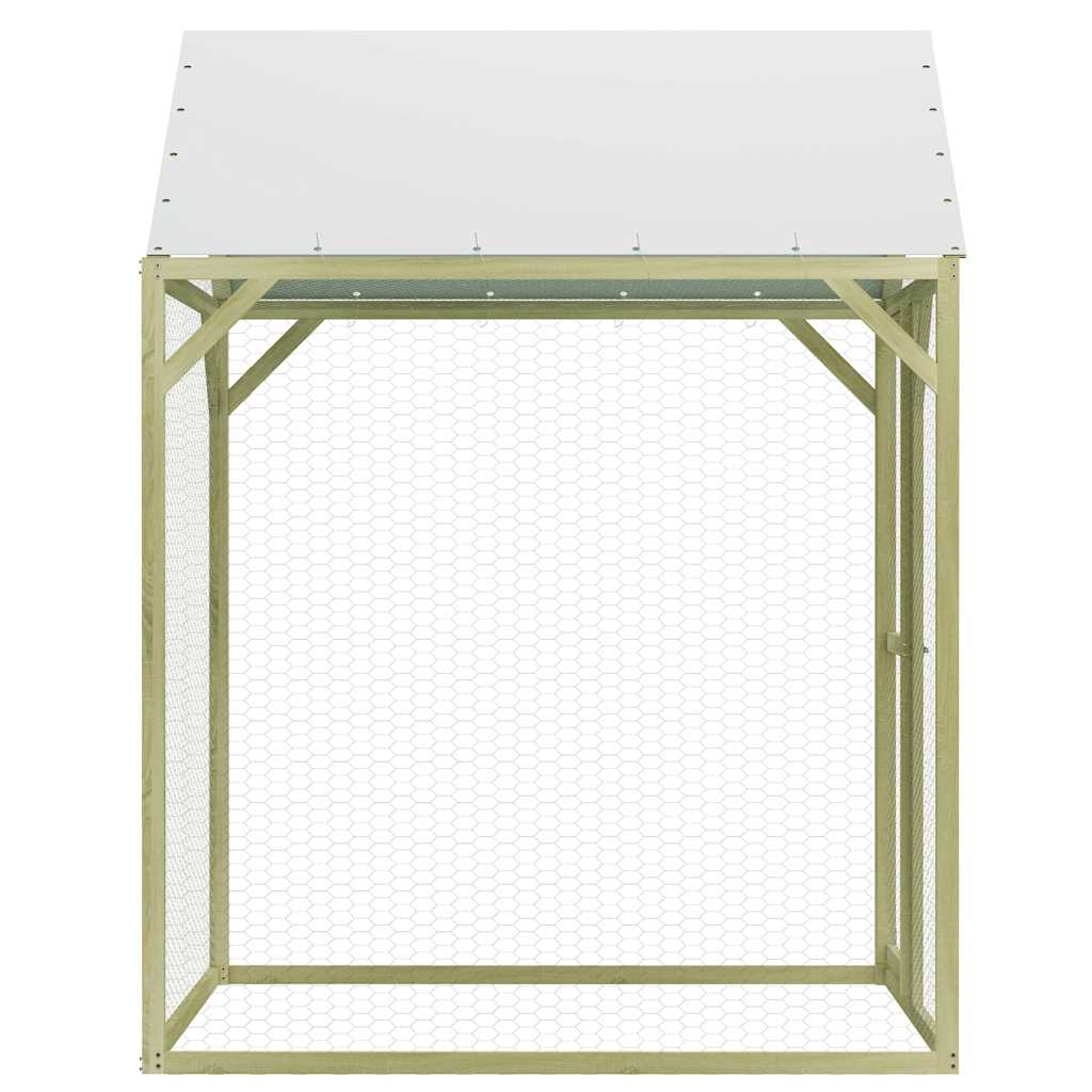 Impregnált fenyőfa tyúkól 1,5 x 1,5 x 2 m - Image 3