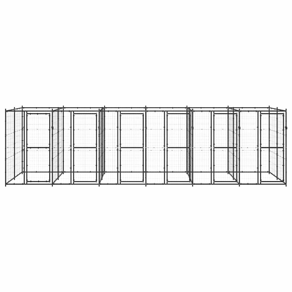 Kültéri acél kutyakennel 14,52 m² - Image 2