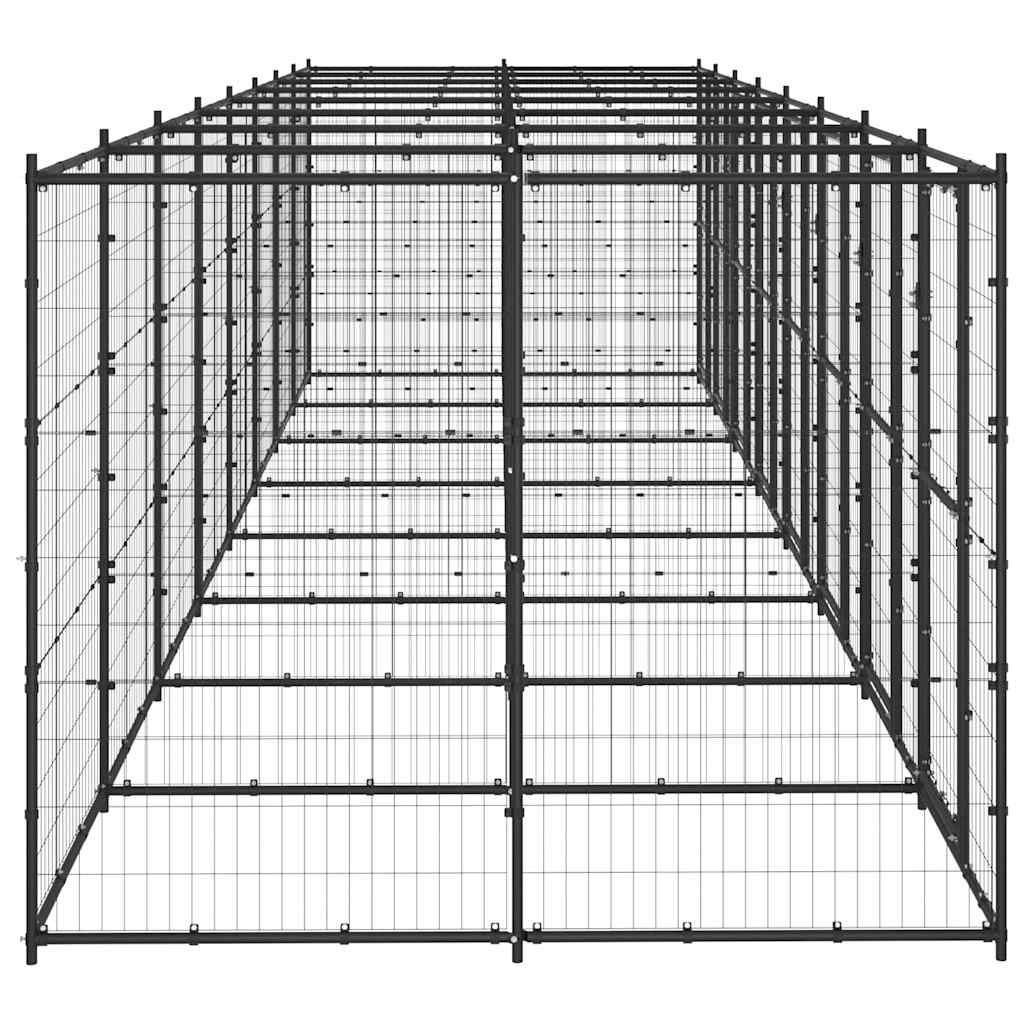 Kültéri acél kutyakennel 19,36 m² - Image 4