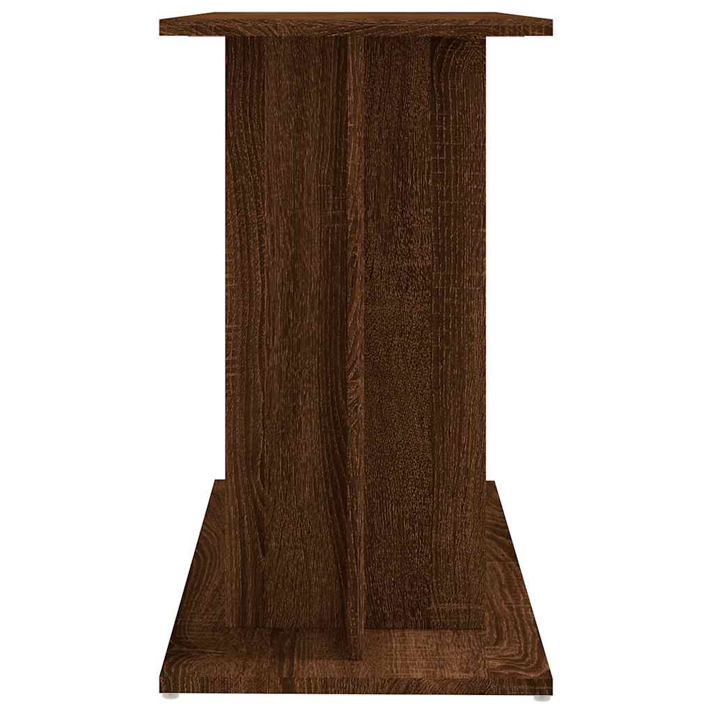 Barna tölgyszínű szerelt fa akváriumi állvány 80x35x60cm - Image 4