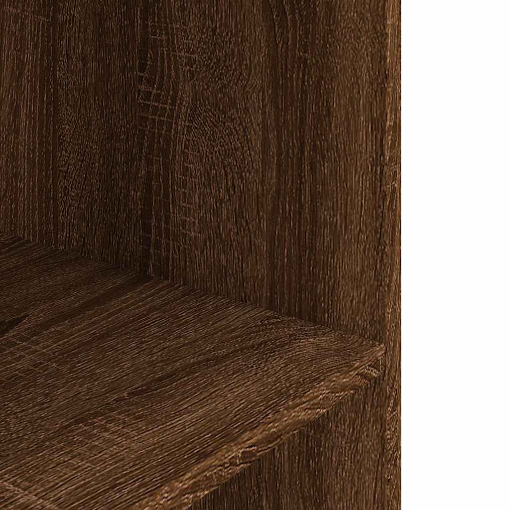 Barna tölgyszínű szerelt fa akváriumi állvány 80x35x60cm - Image 5