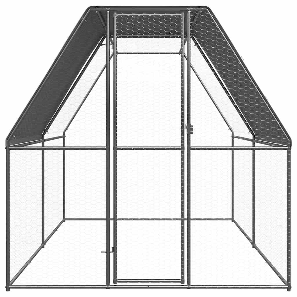 Horganyzott acél tyúkól 2x4x2 m - Image 2