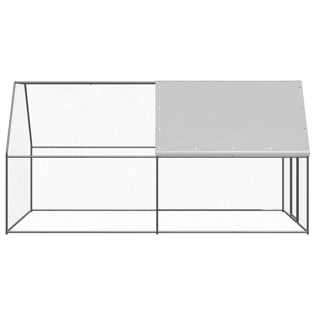 Horganyzott acél tyúkól 2x4x2 m - Image 3
