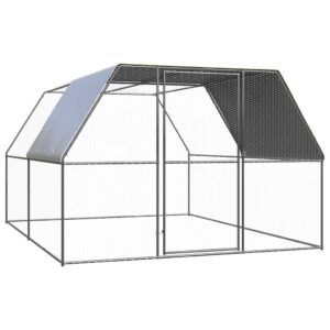 Horganyzott acél tyúkól 3x4x2 m