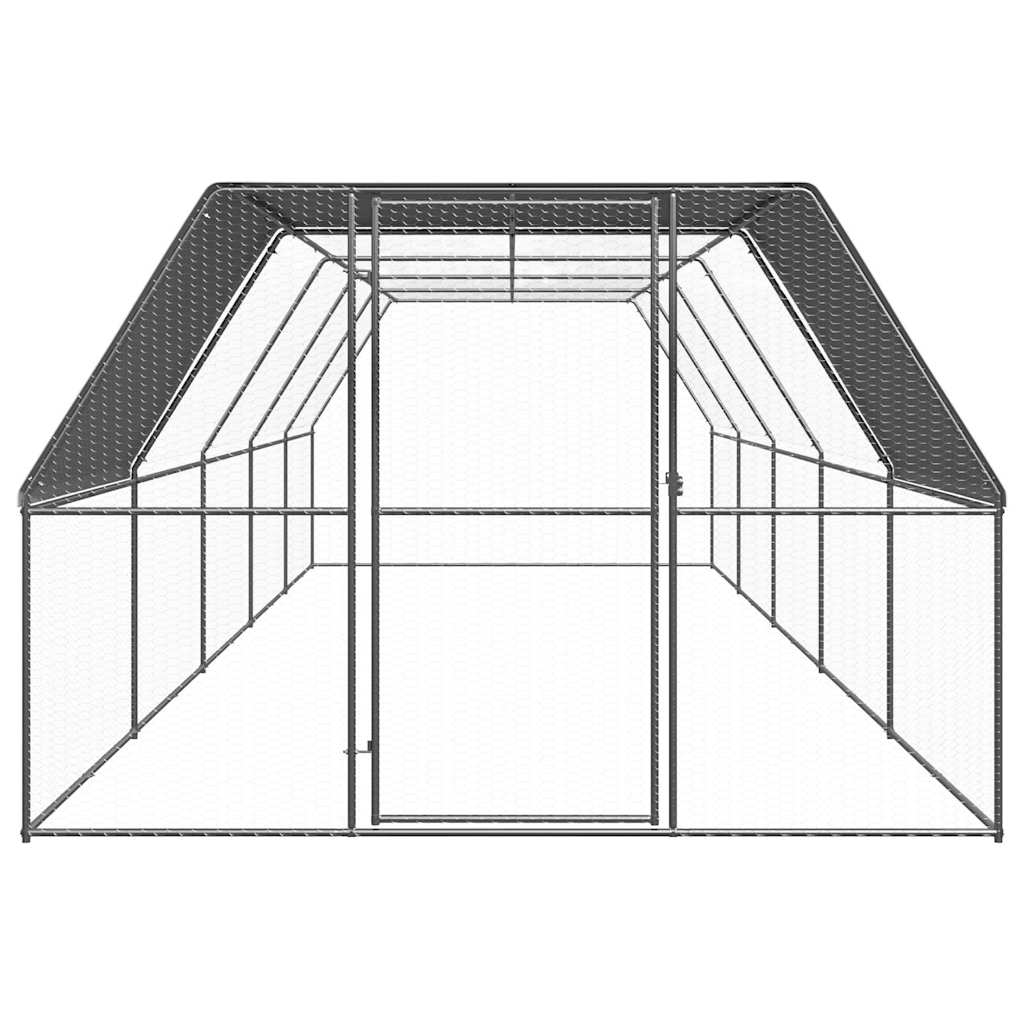 Horganyzott acél tyúkól 3 x 10 x 2 m - Image 2