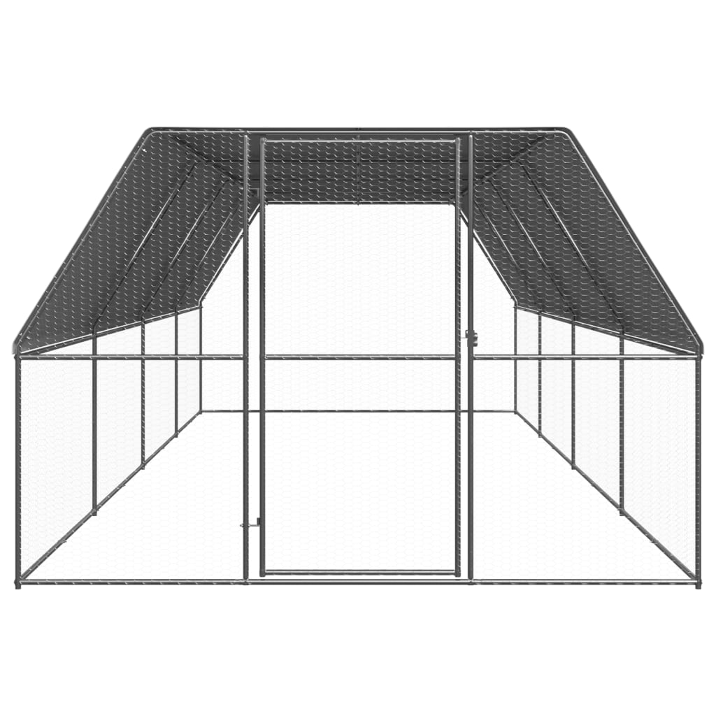 Horganyzott acél tyúkól 3x8x2 m - Image 2