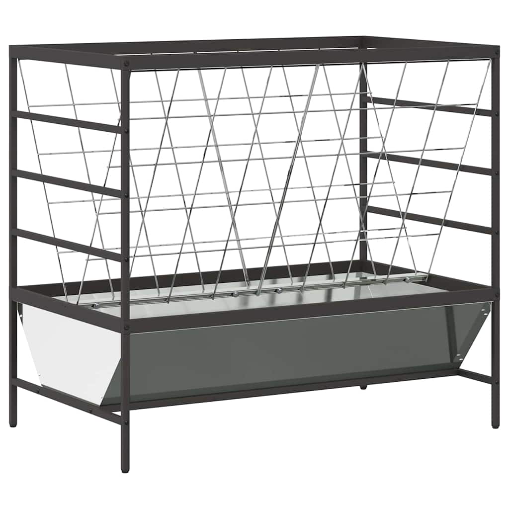 Haszonállat Etető Ezüst 100 x 60 x 90 cm 15 kg Horganyzott Acél - Image 2